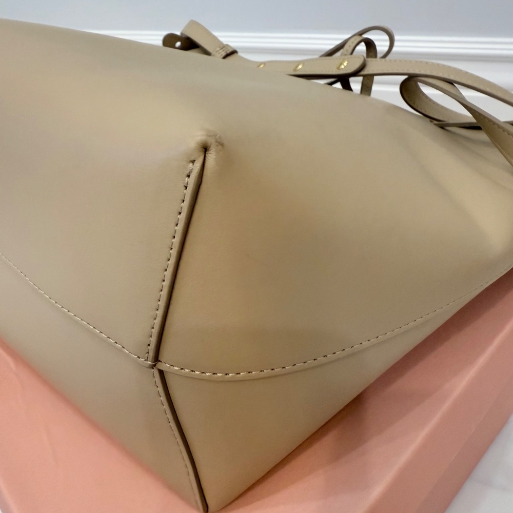 Mansur Gavriel Large Bucket Bag in Sand - Picture 7 of 14